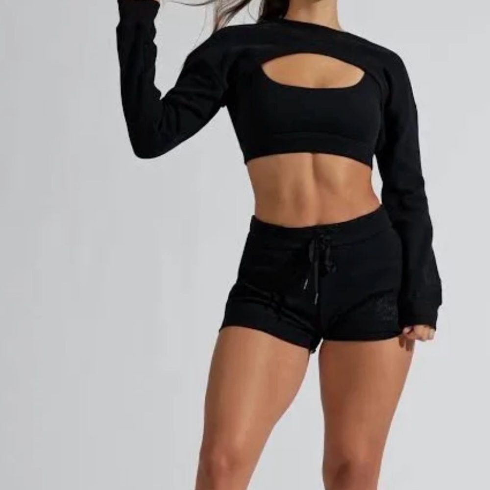 BuffBunny Black Athletic Shorts